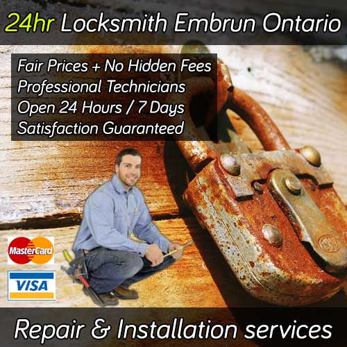 24hr Locksmith Embrun Ontario