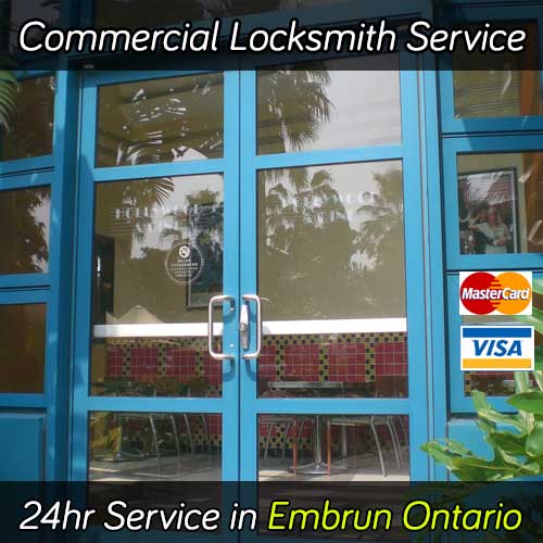 Commercial locksmith service in Embrun Ontario